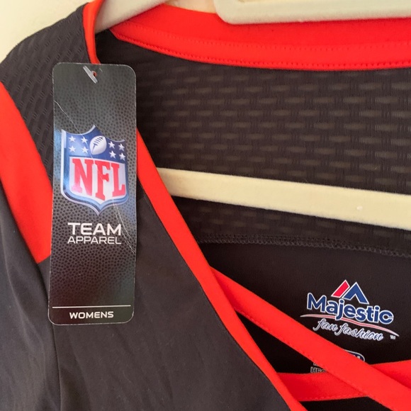 Cleveland Browns Majestic Fan Fashion Bejeweled Short Sleeve Short NWT Medium - Picture 4 of 4